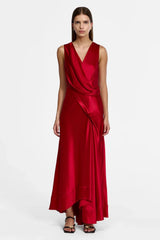 Acler Eastoncroft Maxi Dress in Garnet