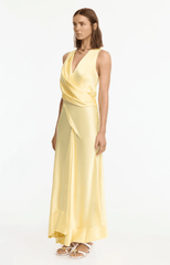 Acler Eastoncroft Maxi Dress in Lemon Sorbet