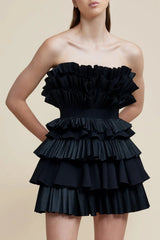 Acler Elsher Mini Dress in Black