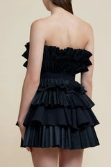Acler Elsher Mini Dress in Black
