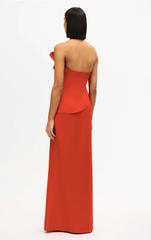 Acler Esher Maxi Dress in Cherry