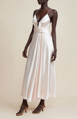 Acler Exton Maxi Dress in Pearl Pink