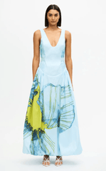 Acler Flosh Maxi Dress in Dayflower