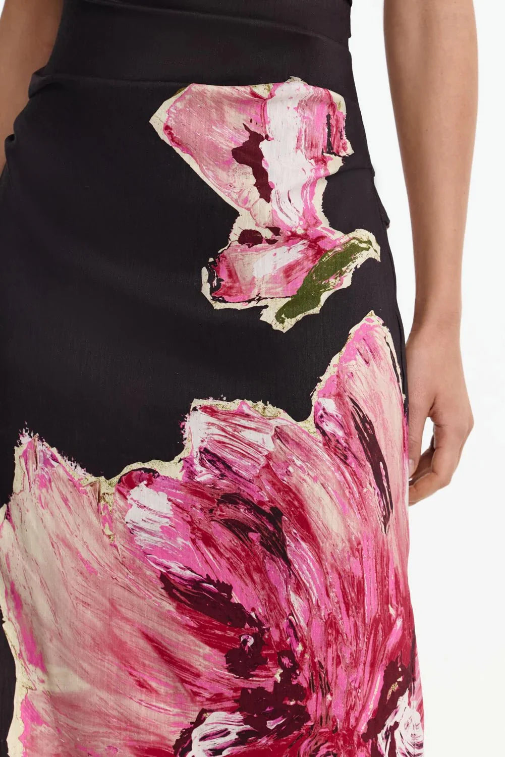 Acler Gifford Maxi Dress in Garnet Magnolia