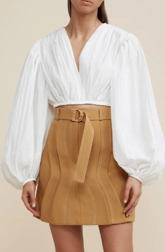 Acler Orono Top in Ivory