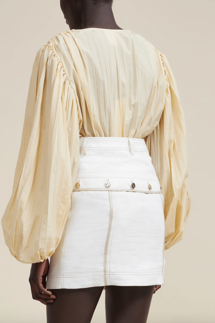 Acler Prestwich Skirt in Ivory