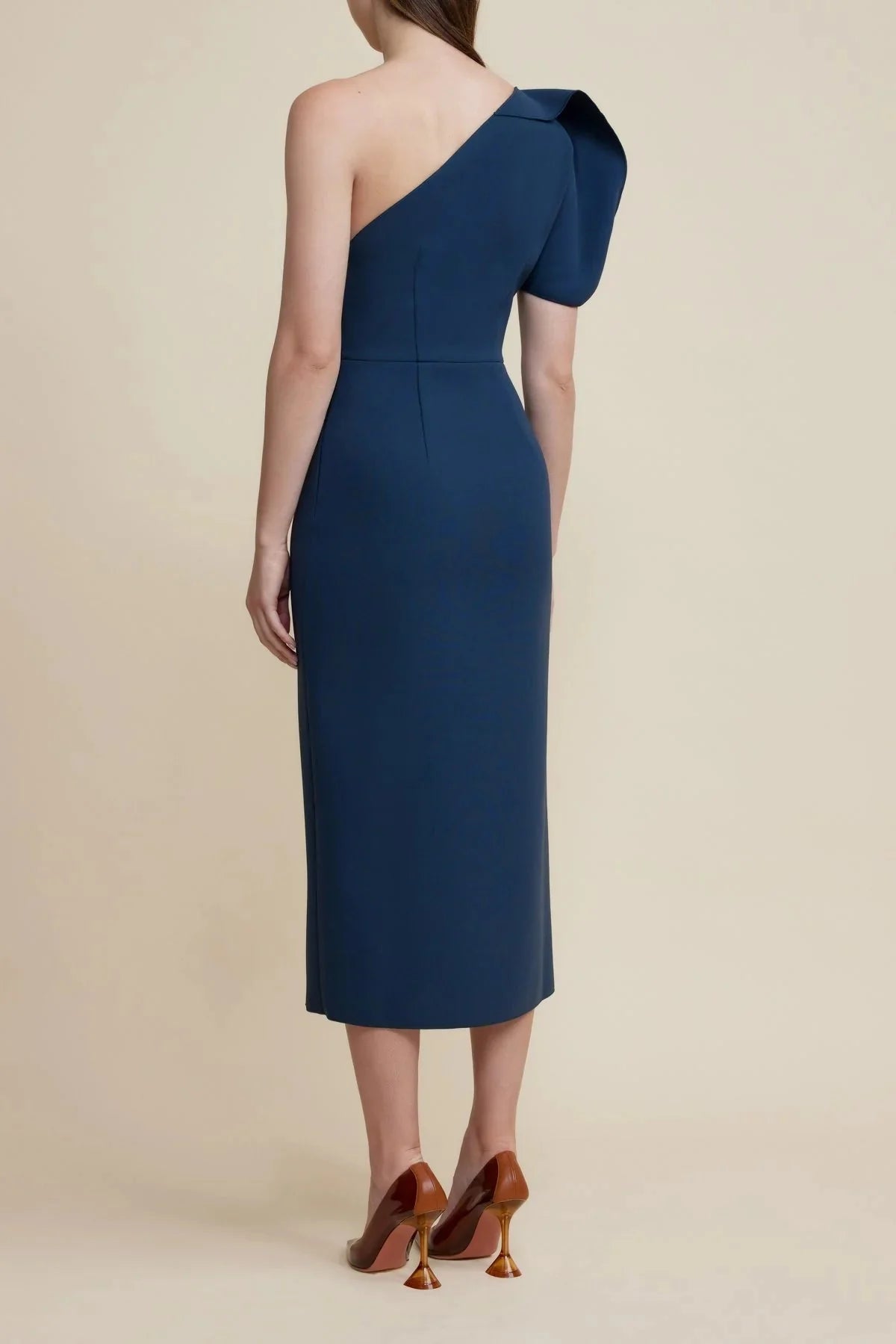 Acler Rogeron Midi Dress in Sea