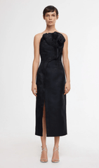 Acler Webster Midi Dress in Black