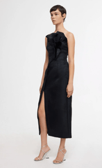 Acler Webster Midi Dress in Black