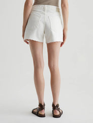 AG Halle High Rise Relaxed Shorts in Power Destructed