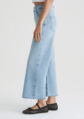 AG Saige Wide Leg Crop in Chateau