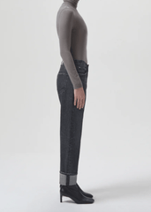 Agolde Fran Low Slung Straight Jean in Ditch