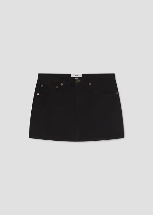Agolde Keira Mini Skirt in Curb