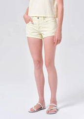 Agolde Low Rise Parker Short in Lemon Zest