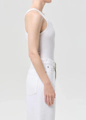 Agolde Maria Bodysuit in White