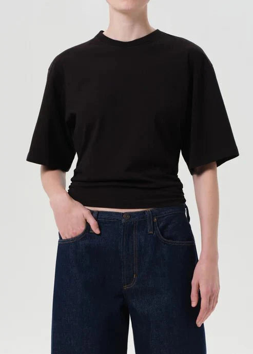Agolde Shari Tee in Black
