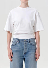 Agolde Shari Tee in White
