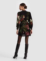 Alice + Olivia Antonette Mini Dress in Be Still