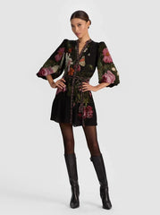 Alice + Olivia Antonette Mini Dress in Be Still