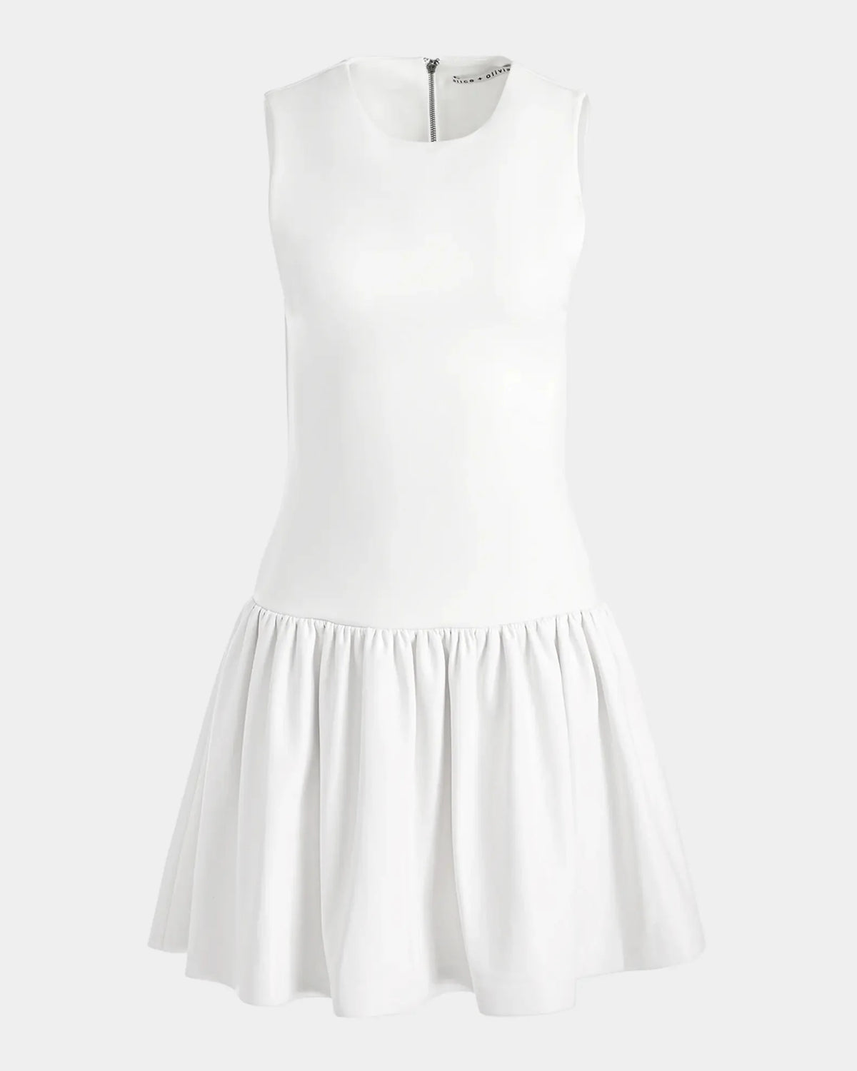 Alice + Olivia Ella Combo Vegan Mini Dress