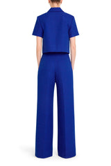 Amanda Uprichard Alistair Top in Bright Blue