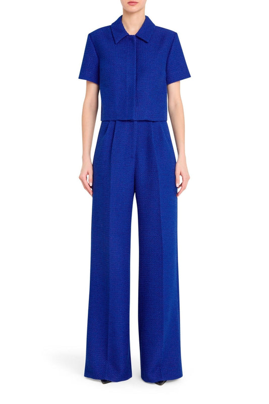 Amanda Uprichard Alistair Top in Bright Blue