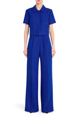 Amanda Uprichard Alistair Top in Bright Blue