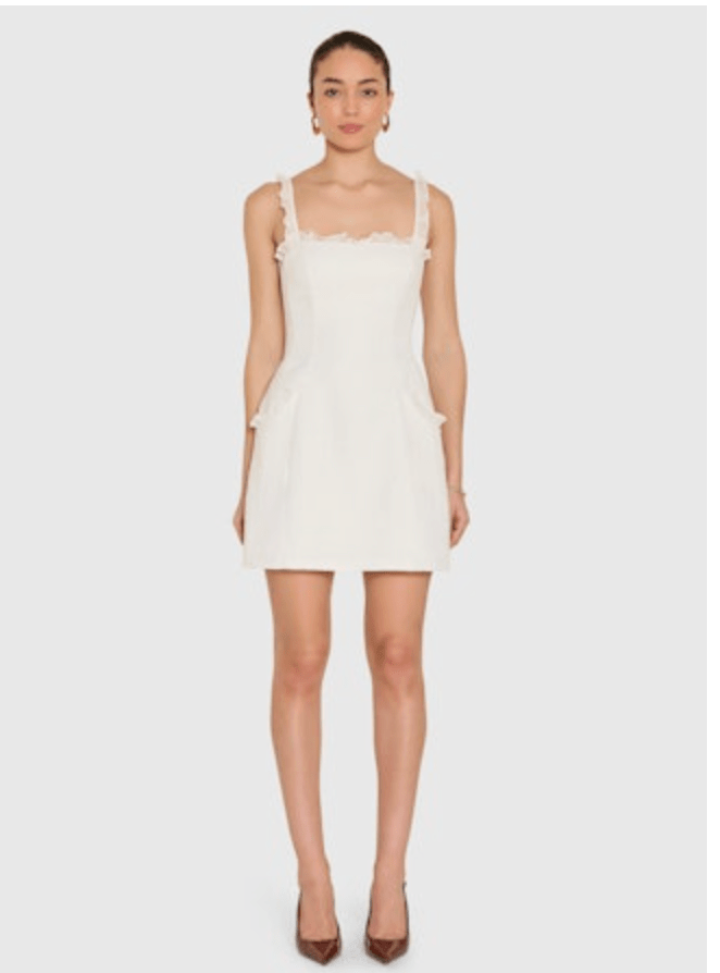 Amanda Uprichard Andreina Dress in Ivory
