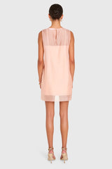 Amanda Uprichard Annina Dress in Lychee