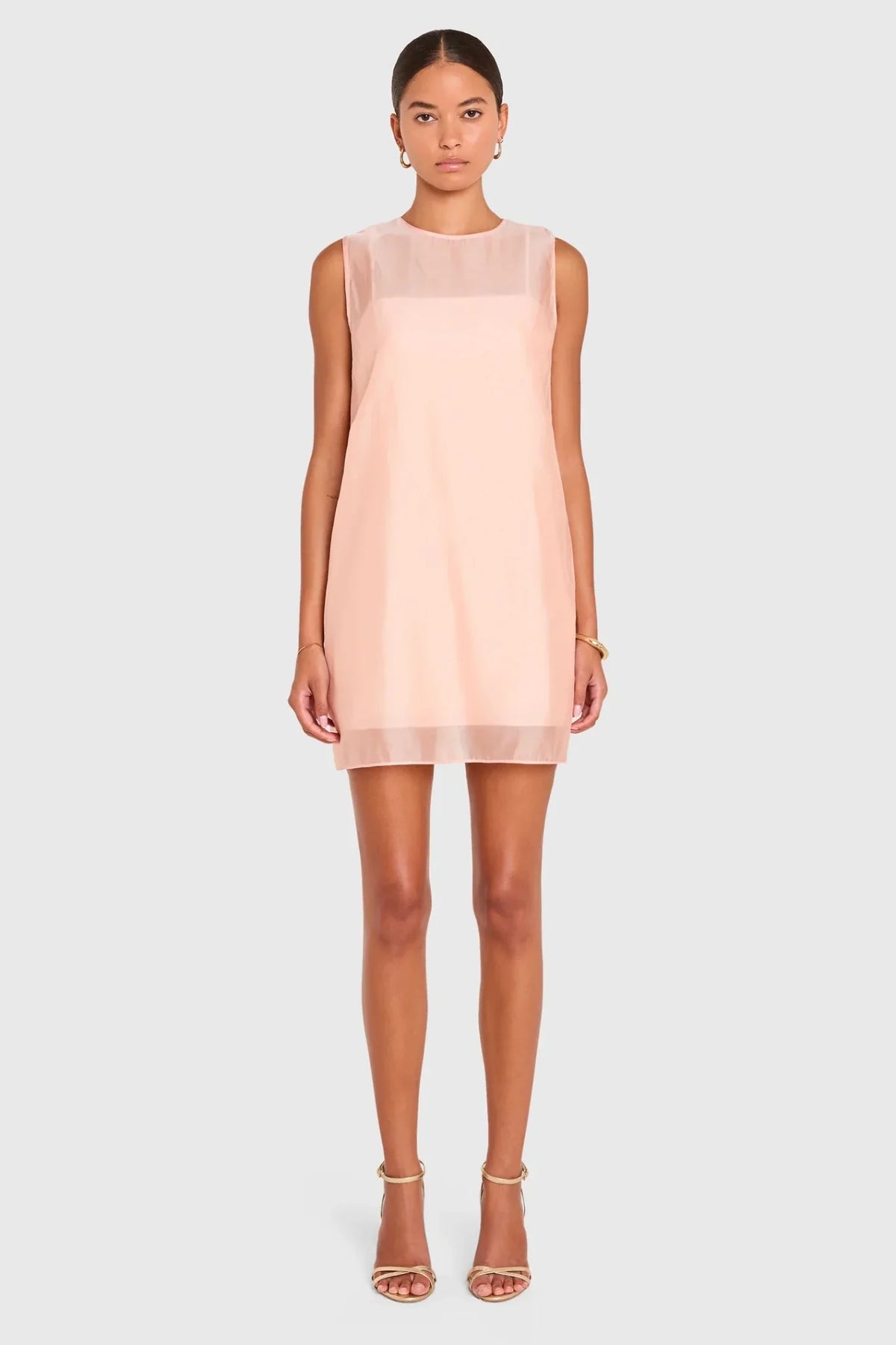 Amanda Uprichard Annina Dress in Lychee