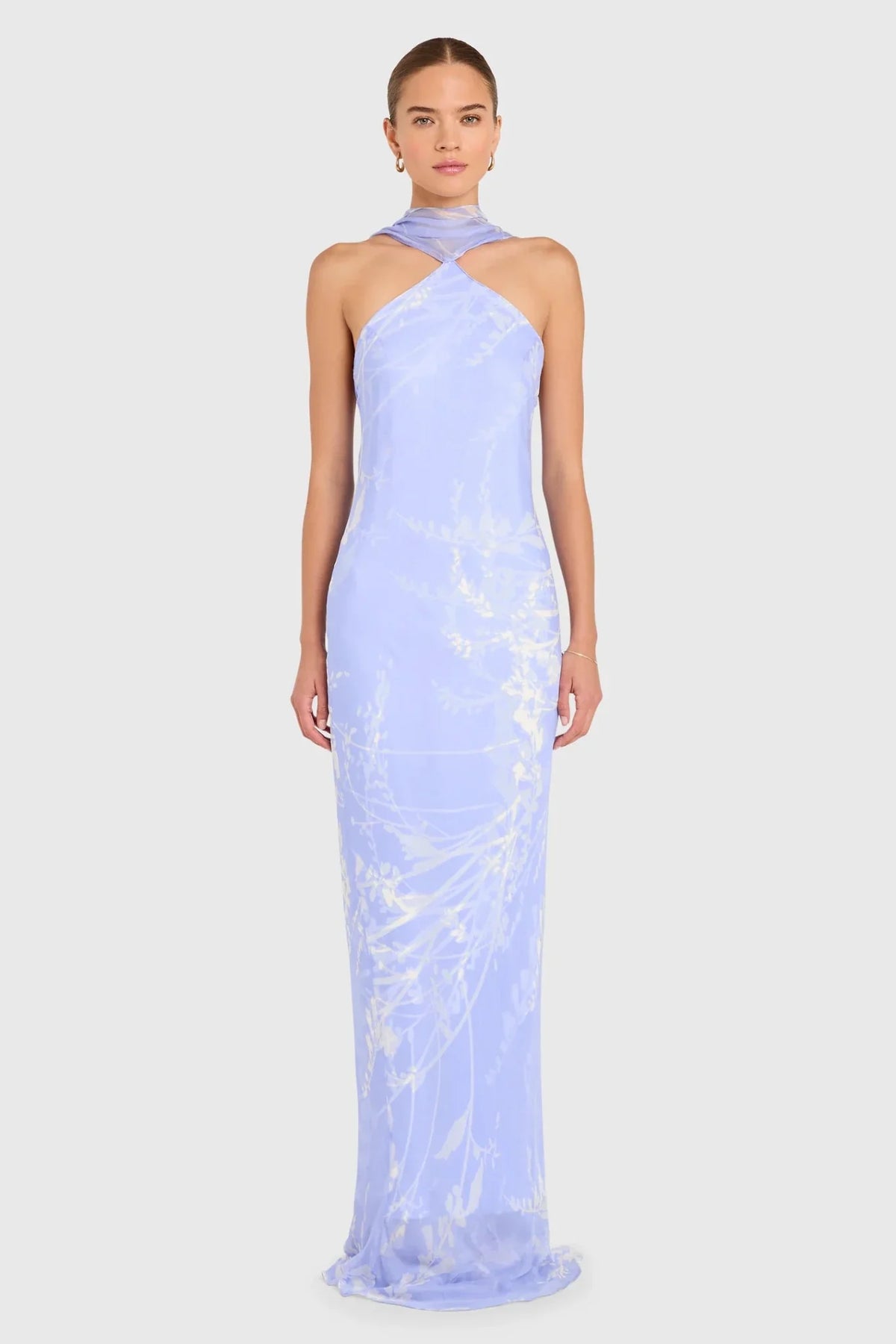 Amanda Uprichard Ashton Maxi in English Lavender
