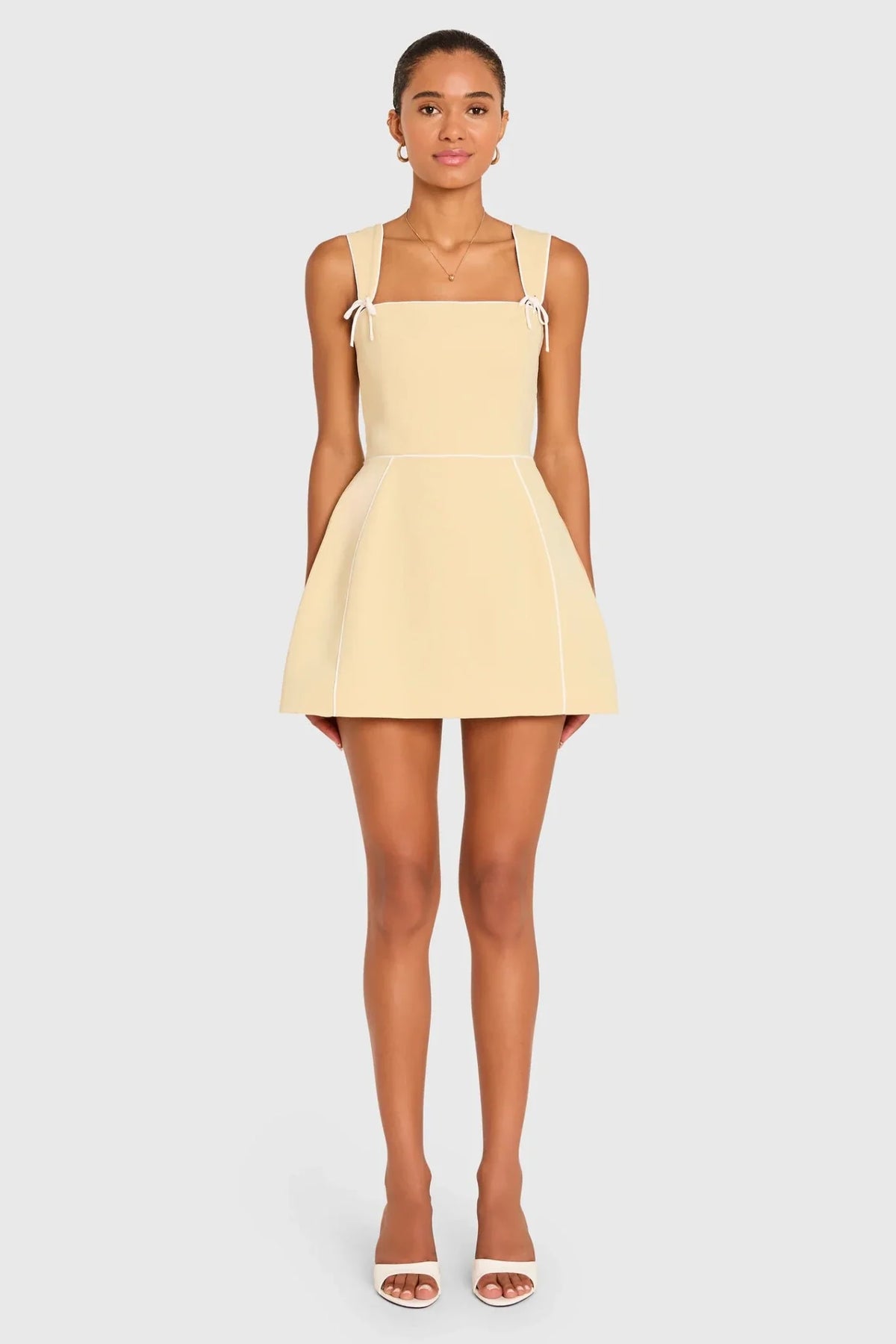 Amanda Uprichard Baylee Romper Cornsilk