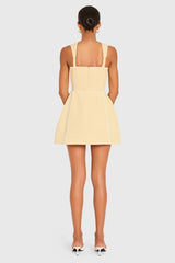 Amanda Uprichard Baylee Romper Cornsilk
