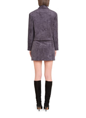 Amanda Uprichard Becker Skirt in Graphite