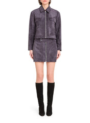 Amanda Uprichard Becker Skirt in Graphite
