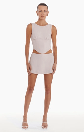 Amanda Uprichard Bellini Top in Mochi