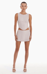Amanda Uprichard Bellini Top in Mochi