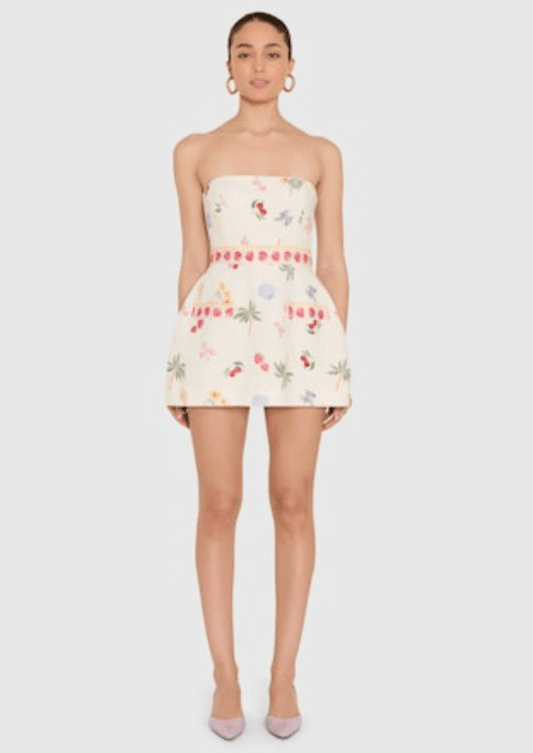Amanda Uprichard Bethany Romper in Boardwalk