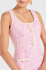 Amanda Uprichard Caligari Dress in Pink