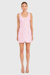 Amanda Uprichard Caligari Dress in Pink