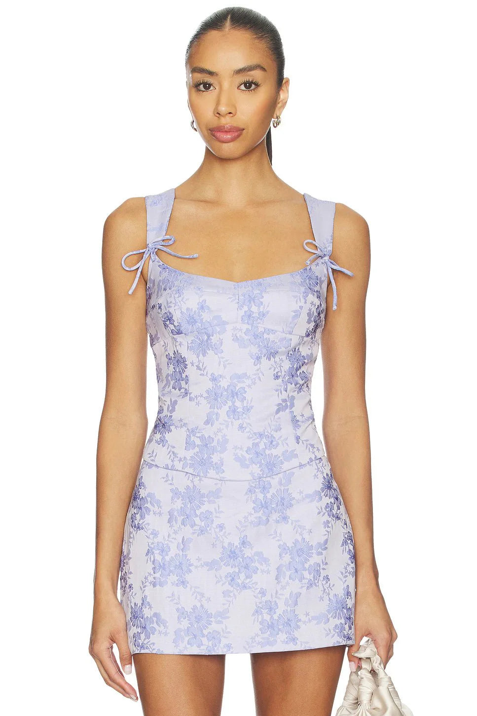 Amanda Uprichard Candice Top in English Lavender