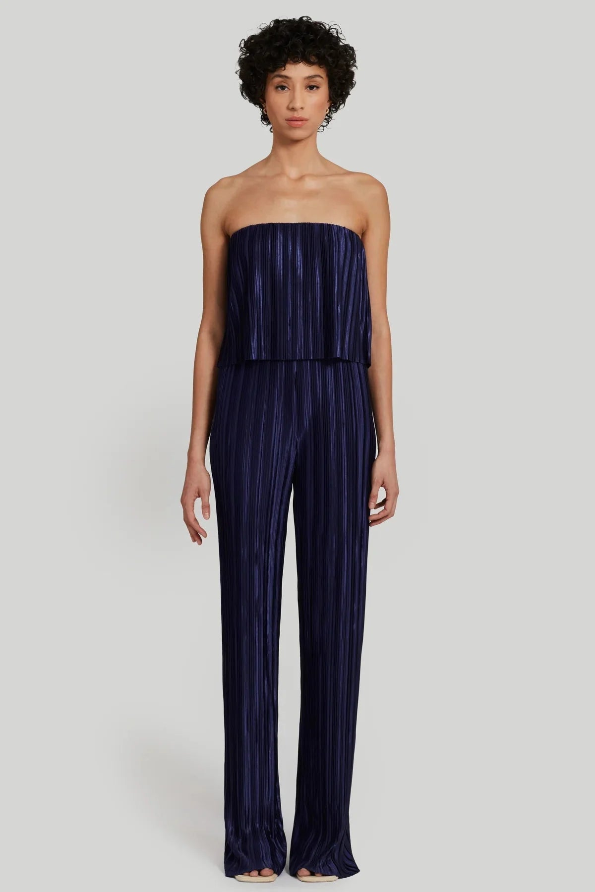 Amanda Uprichard Collina Jumpsuit in Pleats