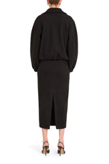 Amanda Uprichard Como Bomber Jacket in Black
