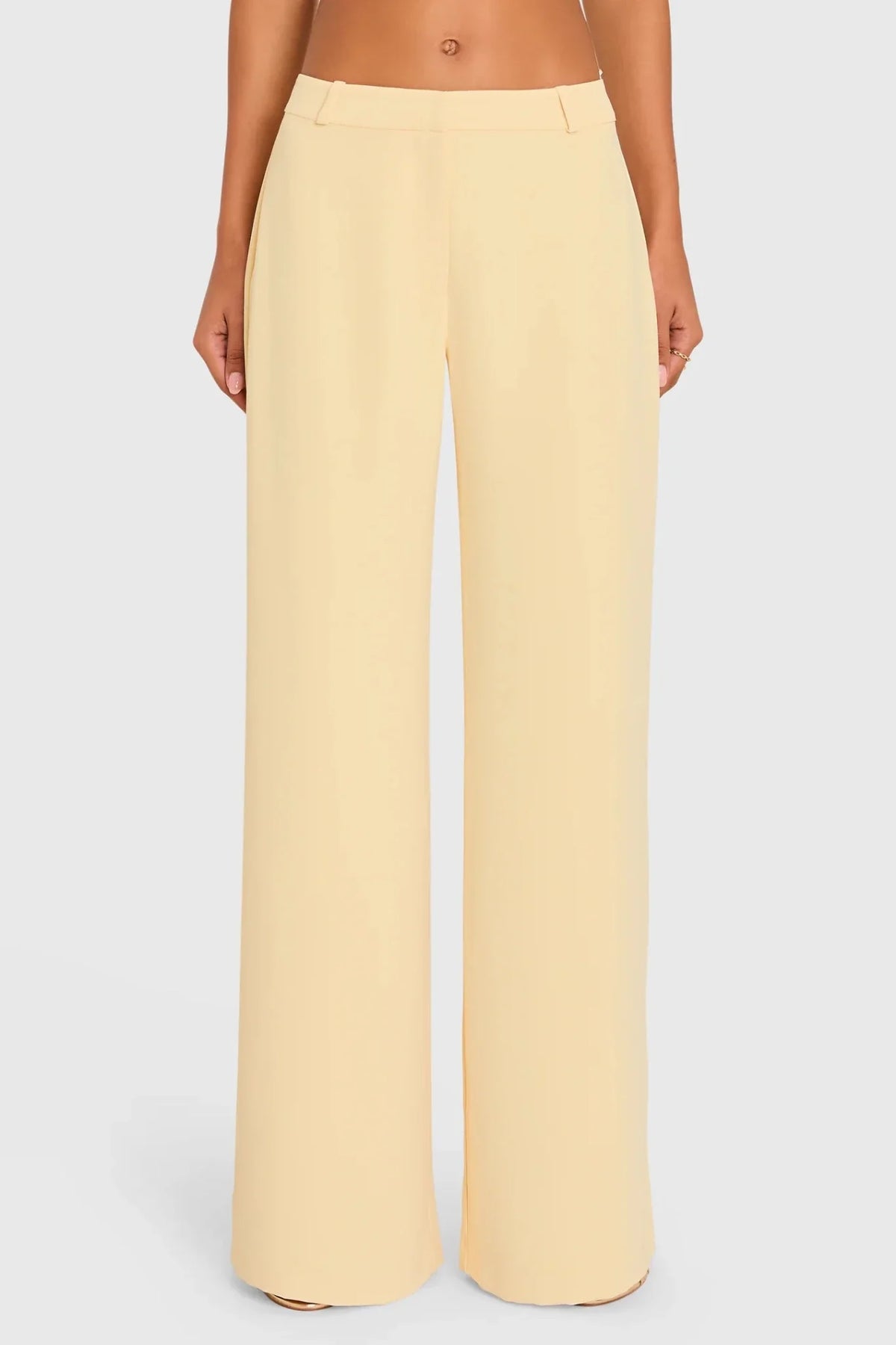 Amanda Uprichard Hathway Pant in Cornsilk