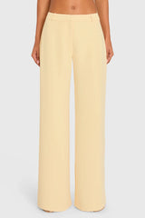 Amanda Uprichard Hathway Pant in Cornsilk