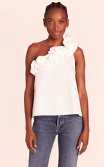 Amanda Uprichard Hermosa Top in White