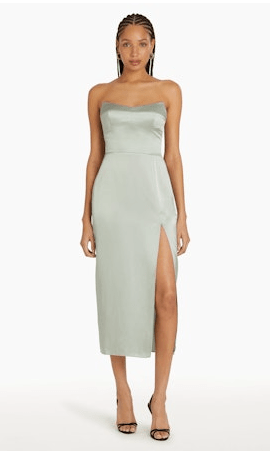 Amanda Uprichard Ivy Dress in Sea Salt