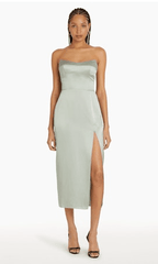 Amanda Uprichard Ivy Dress in Sea Salt