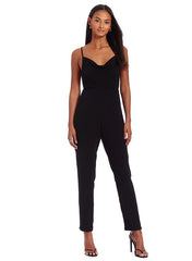 Amanda Uprichard Janet Jumpsuit in Black