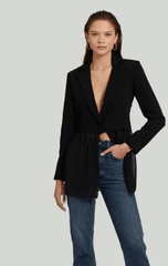 Amanda Uprichard Jonas Blazer in Black